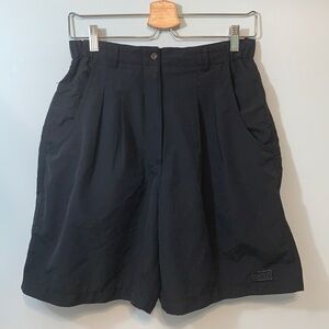 Skyr Sport || Vintage Black Pleated Zipper 3 Pockets Golf Sport Shorts 10